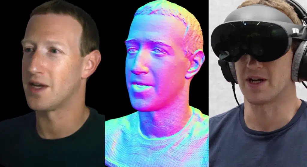 Zuckerberg is conducting an interview in the metaverse with a 3D avatar | Source: YouTube